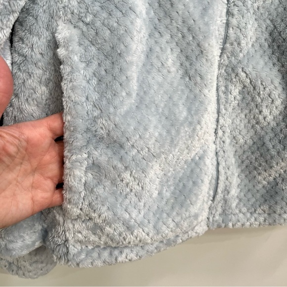 Columbia Women’s Full Zip Fleece Jacket Shacket Ice Blue Gray Outdoor Pockets XL - Picture 6 of 12